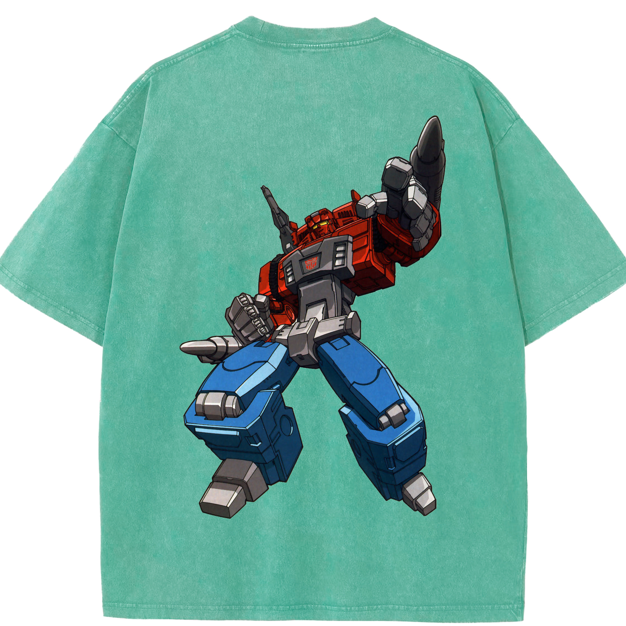 （画像用）  綿100% ヴィンテージ風 半袖Tシャツ（背面プリント）